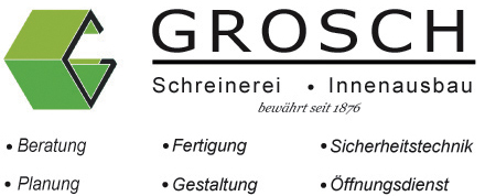 Grosch Innenausbau GmbH in Aurachtal - wir fertigen Einzelmöbel, Einbaumöbel und Küchen individuell nach Ihren Wünschen und Vorstellungen. Der Ladenbau ergänzt unser Angebot.