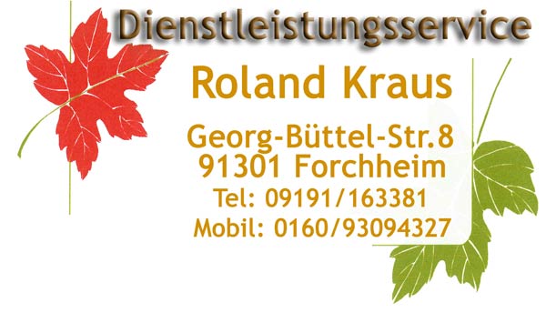 Dienstleistungsservice Roland Kraus in Forchheim